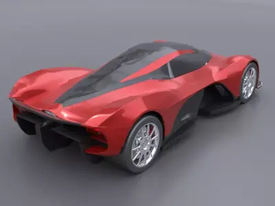 aston martin valkyrie amrb1 3D model