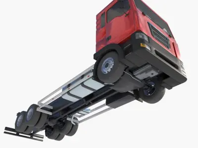 3-axle truck 3D model purchase