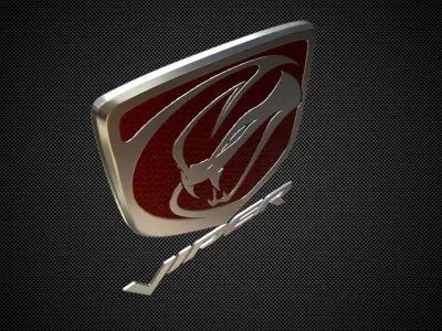 viper logo 3D model