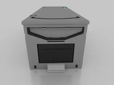 SCI FI CRATE MODEL 3DS MAX 3D model