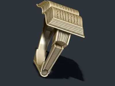 Book ring 3D print model