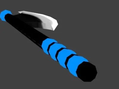 Single Wedge HandAxe 3D model