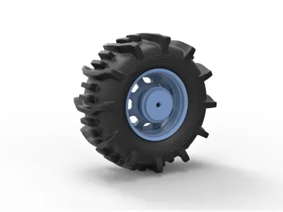 Offroad wheel 35 3D print model