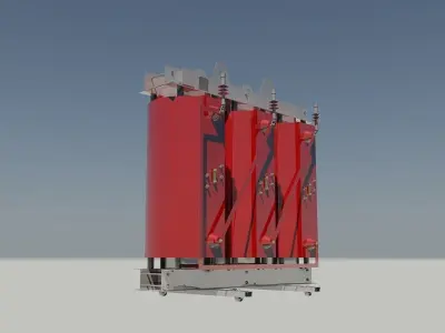 Cast-Resin Transformer 1250 kVA - 2004 kV Free 3D model