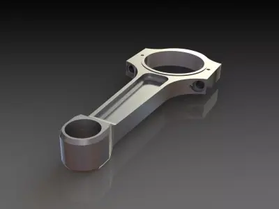 piston-rod piston rod Free 3D model