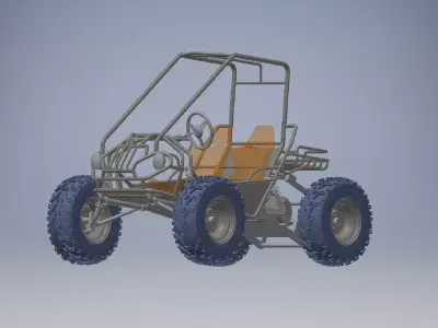 Electric Buggy Assembly 3D model