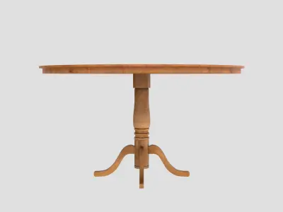 Table - Poker - Classic Low-poly 3D model