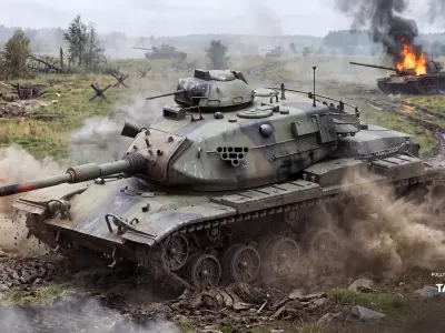 Tank M60 3D model