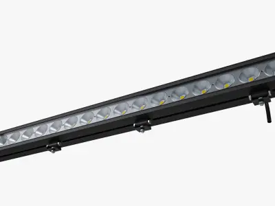 Large LED Light Bar 3D model