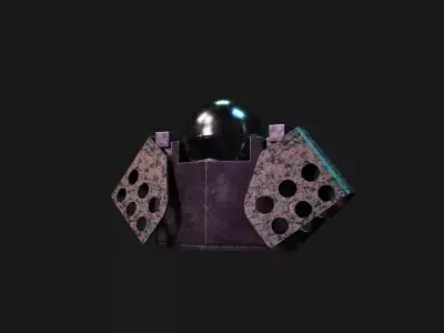 Fragmentation Shell Vietnam War 3D model
