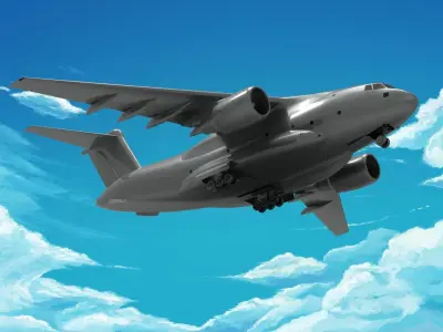 Kawasaki C-2 3D model purchase