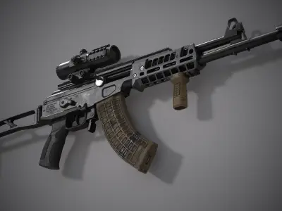 Galil ACE Low-poly 3D model purchase