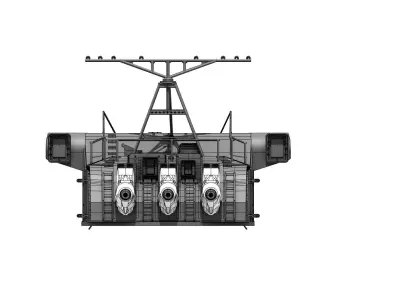 YAMATO 1550 mm  NENDO SHIKI gun 3D print model