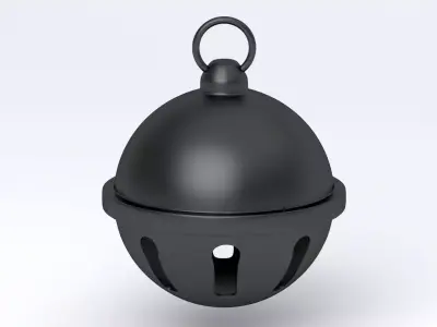 Jingle bell black 3D model