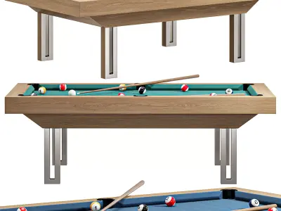 Executive Pool Billiard Table 3D model