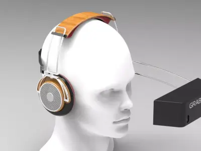 iTheater virtual reality headset Free 3D model