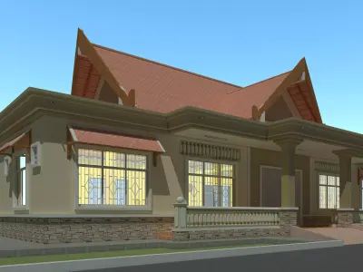 PUBLIC BUILDING 3D model