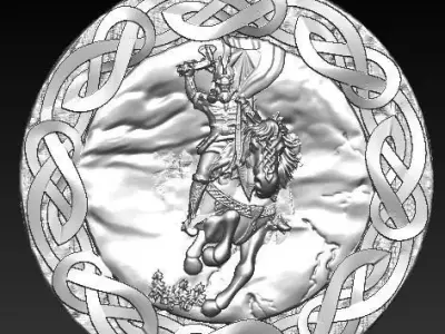 viking pendant 3D model