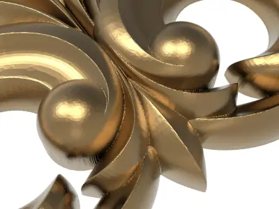  decorative pattern ready for 3D printing 3D model 492