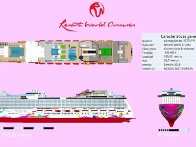 genting dream 3D model
