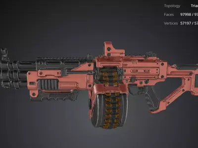 Firearm Gun 3D model