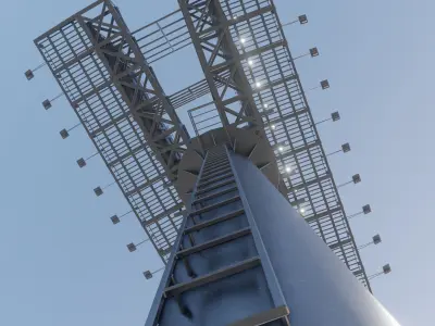 Billboard empty 3D model purchase