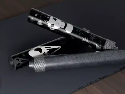 Silencer Tactical Suppressor Pack Variant 03 Free low-poly 3D model