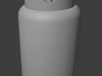 Gas Can Free low-poly 3D model