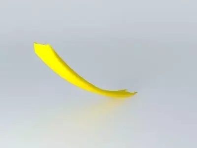 Tail emergency slide Free 3D model