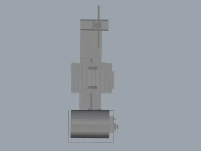 Horizontal Boring Machine 3D model