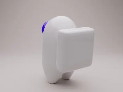 Among Us Character Low-poly 3D model get