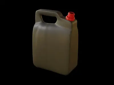 Fuel Canister Low-poly 3D model purchase