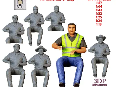 N2 Truck Driver 3D print model