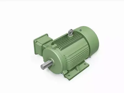 100L B3 Left IEC electric motor - 3D CAD model 3D model