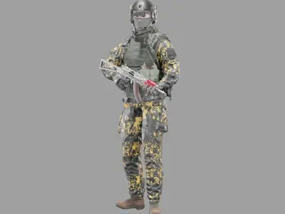 FSB Operator Low-poly 3D model
