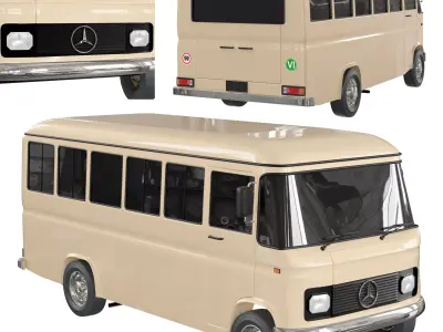 mini bus 608 C-V 3D model
