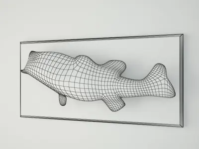 Vintage Fish Mount 3D model