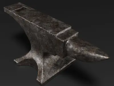 Old Anvil 3D model