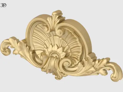 Shell With Acanthus Onlay 3D print model