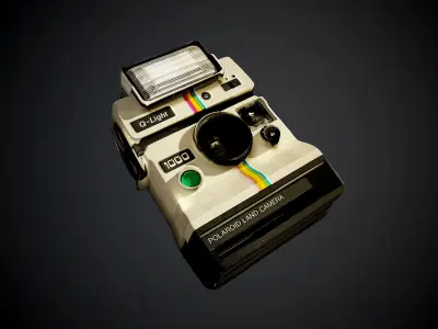 Polaroid Camera Atlas Decal Seamless PBR Texture  Texture