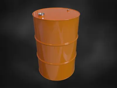 Oil Barrel 3D model purchase