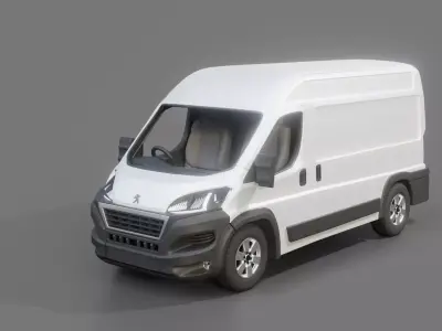 Peugeot Boxer Van 3D model