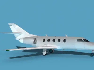 Dassault Falcon 20 V00 3D model
