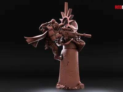 Sniper Assassin  Free 3D print model