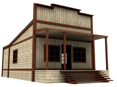 General Store Low-poly 3D model buy
