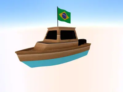 Brazil Fishing Boat 3D model