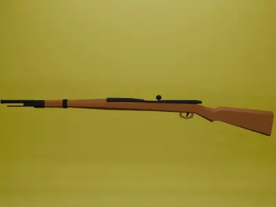 Low-Poly - Game ready - Gun Arsenal Set Low-poly 3D model