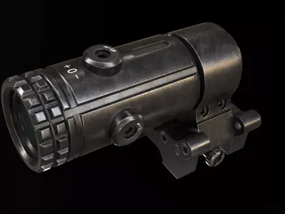 Sightmark T-3 Magnifier Low-poly 3D model