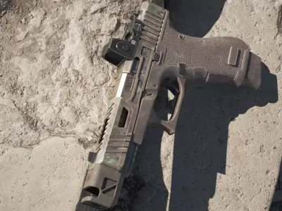 Glock 3D model purchase