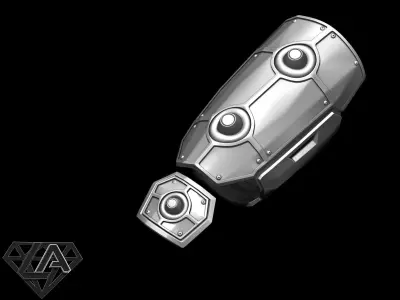 Combat arm protection night sentinel 3D print model